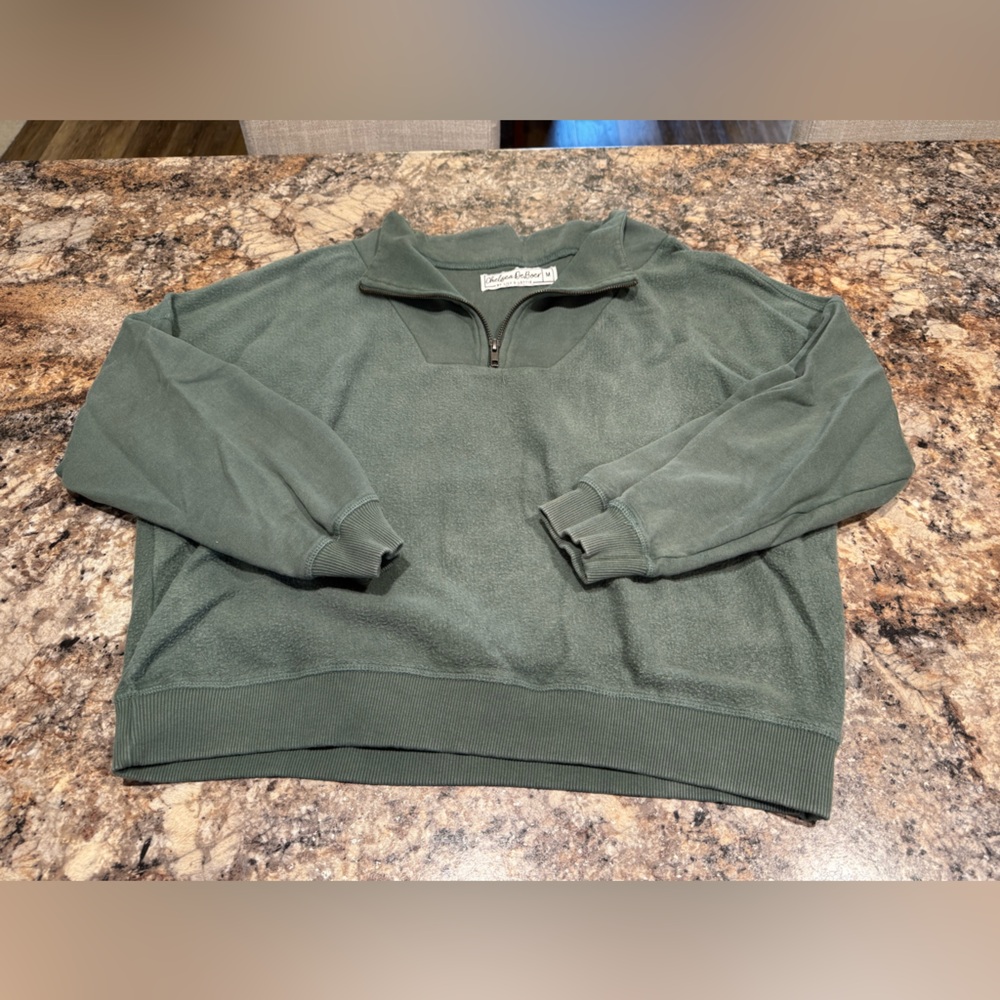 Chelsea DeBoer Green Quarter Zip